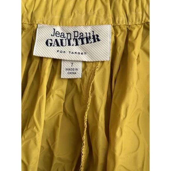 Jean Paul Gaultier for Target Cocktail Fairy Halter Dress Small Junior 7 Yellow - Picture 11 of 15